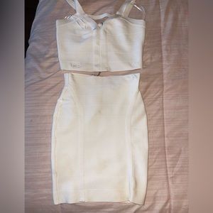 Guess TwoPiece White Bandage Set